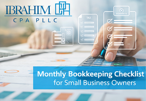 A consistent monthly bookkeeping checklist is one of the best tools for maintaining a healthy business.