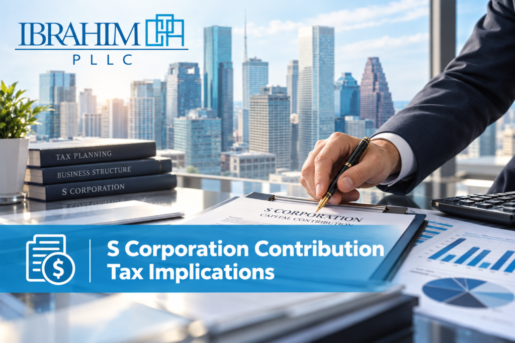 S corporation capital contribution and shareholder basis tax planning