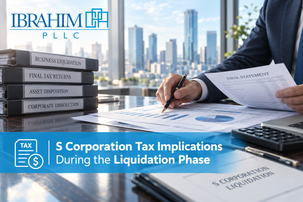 S Corporation Tax Implications During the Liquidation Phase